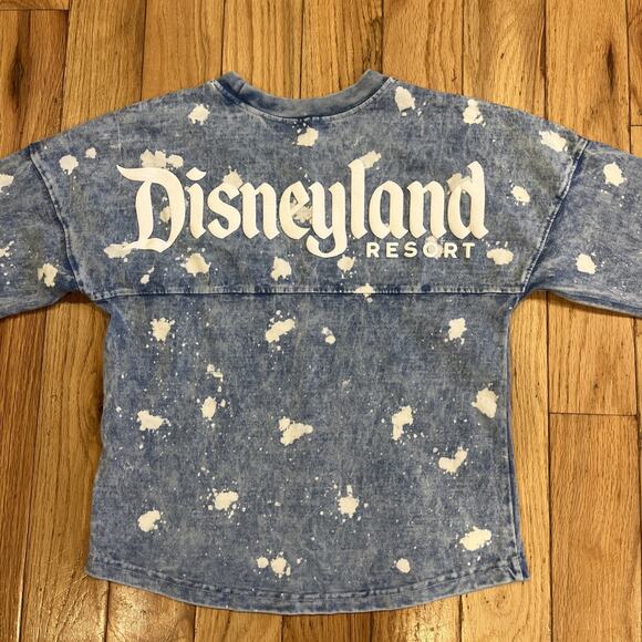 Disney Parks Disneyland Exclusive Denim Bleach Spirit Jersey Youth M (7/8) - Picture 9 of 10